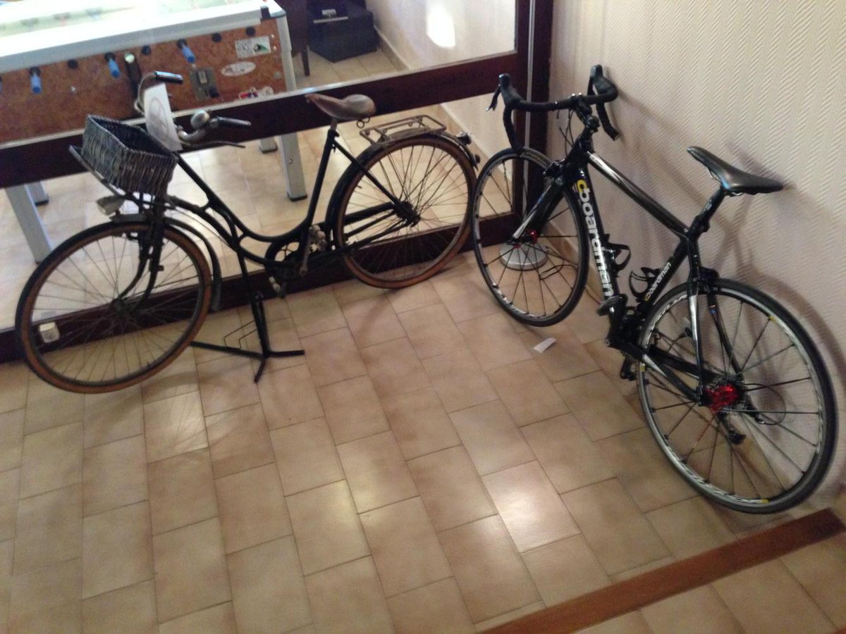 Beautiful morning for Ventoux. Now which bike should I use.