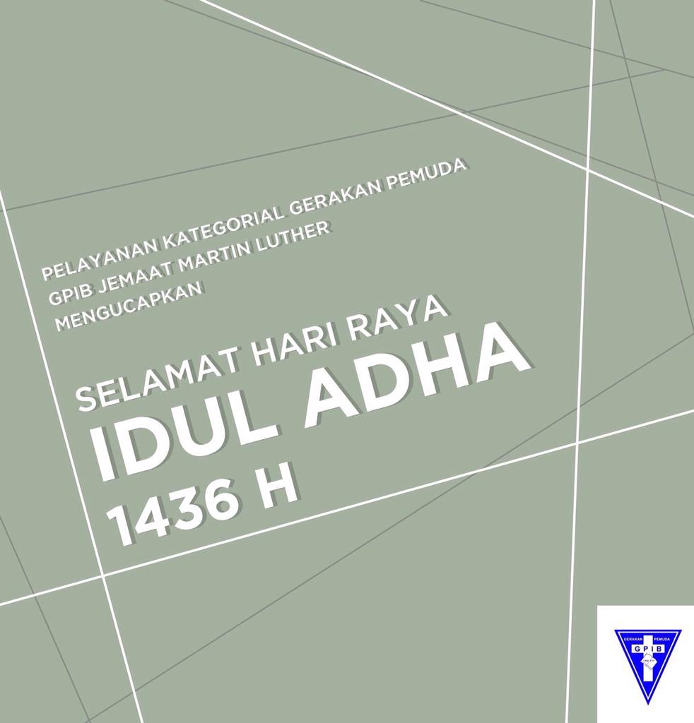 Selamat Hari Raya Idul Adha 1436 H buat teman-teman yang merayakan ☺️🙏🏻 #dluthers