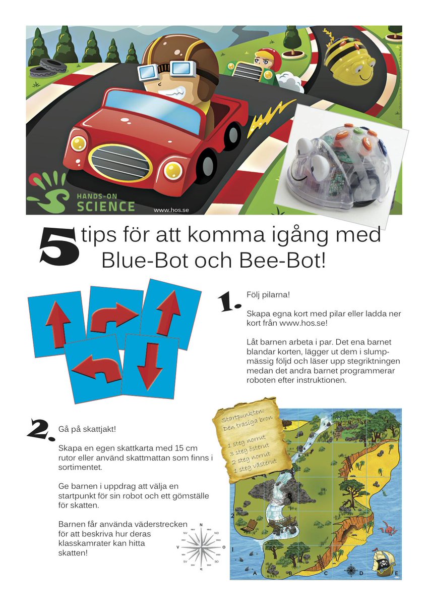 HandsOnSciences's tweet image. 5 tips för att komma igång med Blue-Bot och Bee-Bot! hos.se/bee--och-blue-… #beebot #bluebot #programmeringiskolan