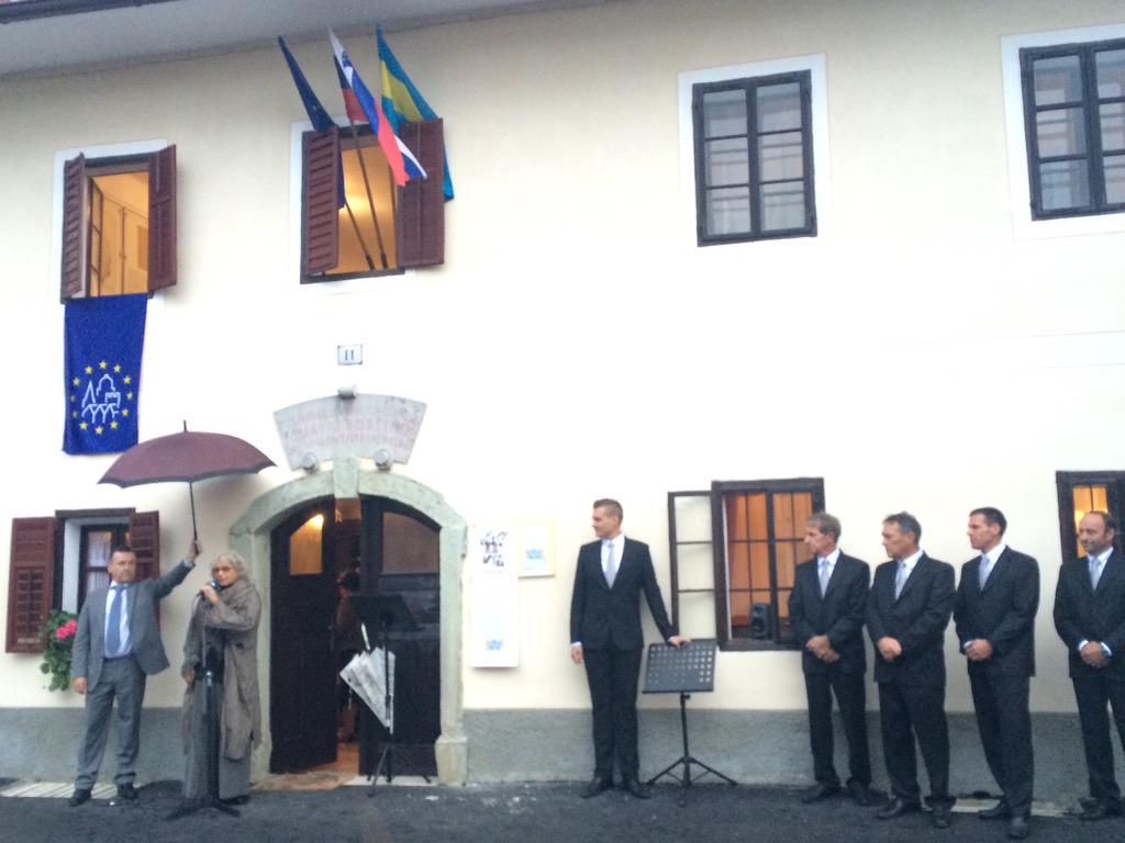 Vceraj smo bili v Cerkljah na Gorenjskem, saj se odpira Borstnikova hisa!