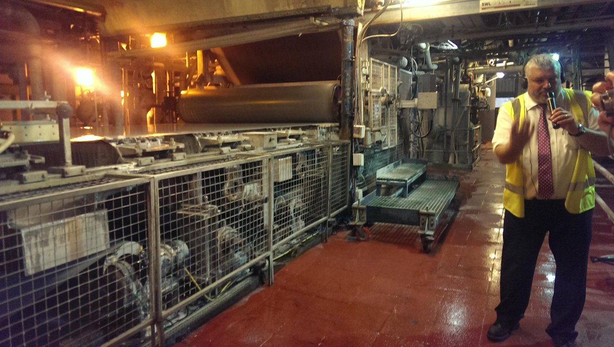 sarahxcosgrove's tweet photo. This mill boss Angus MacSween's favourite machine. He got quite animated @ArjoCreatives Stoneywood Mill in #Aberdeen http://t.co/cTN4cQw6EE