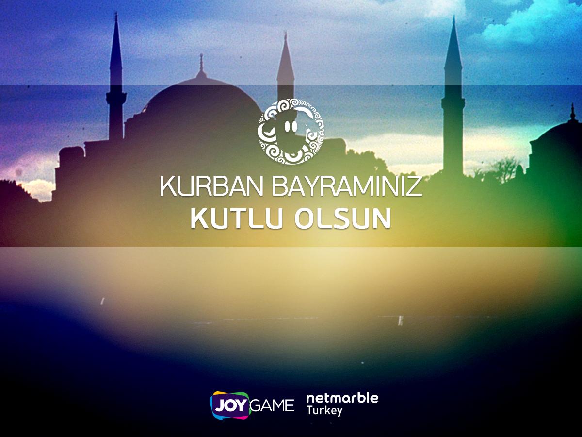 Kurban Bayramınız kutlu olsun.