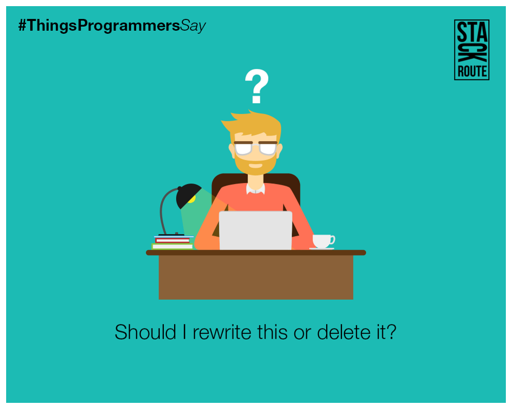Stack_Route's tweet image. Tag ur #programmer #friends & tweet with #ThingsProgrammersSay More tags=higher chances of winning @ContestsInIndia