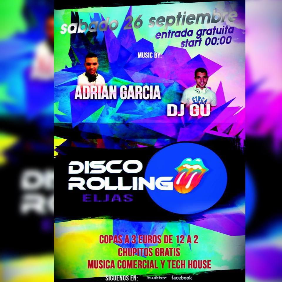 DiscoRolling's tweet photo. 2DiiiAss😱😱!!!Este sábado nos vemos en @disco_rolling_eljas 💃💃🎉🎉 @adrygarciaramos @DiscoRolling #djgu http://t.co/2Y6H6Yu0DU