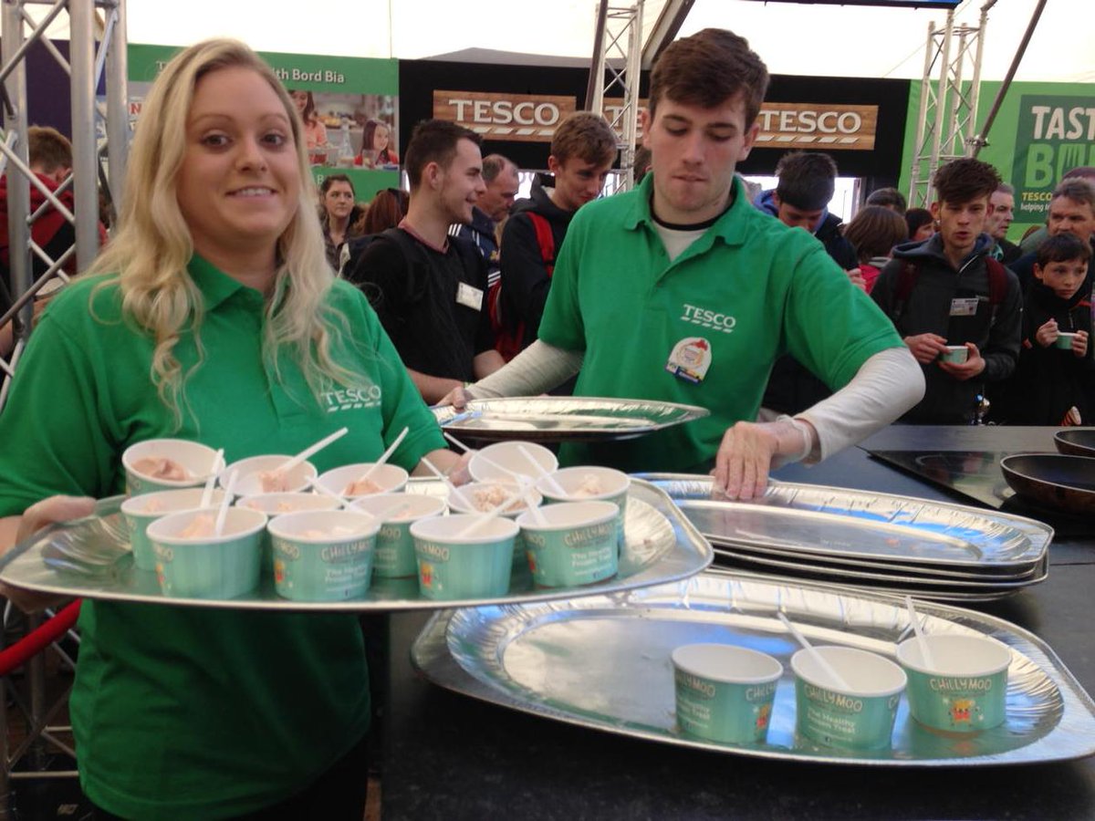 Were just about to go again <a href="/TescoIrl/">Tesco Ireland</a> tent 678 HURRY HURRY!#ploughing2015