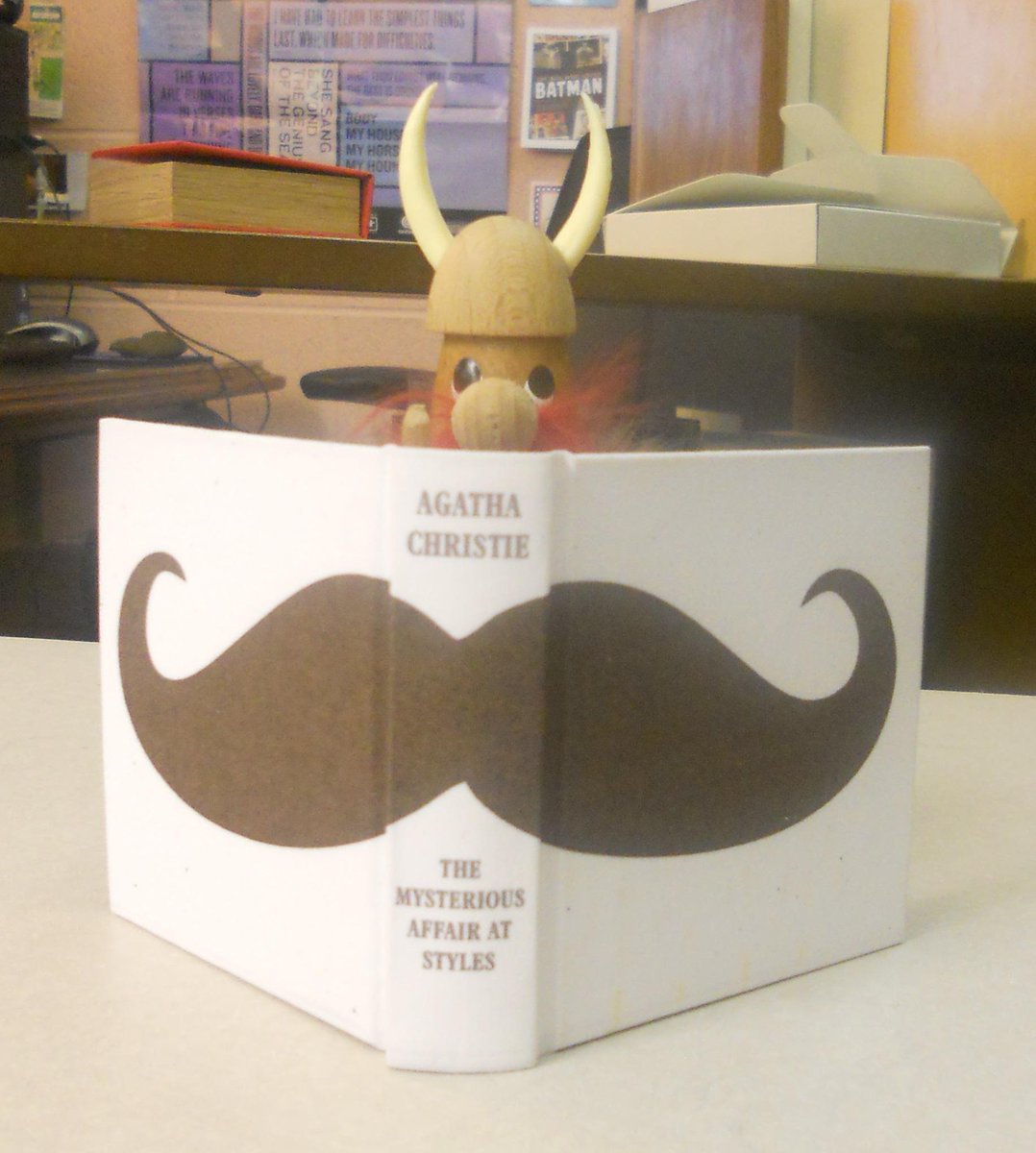 Viking_Lars7's tweet image. Do you like my moustache?! I love #miniature #books from the #LillyLibraryIU! ow.ly/SC9mP @iulibraries