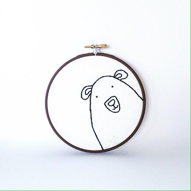 hannah_makes's tweet image. Brand new embroidery kit up in my etsy shop! 🐻 etsy.com/uk/listing/249… #etsy #bizhour #embroiderykit #etsyuk