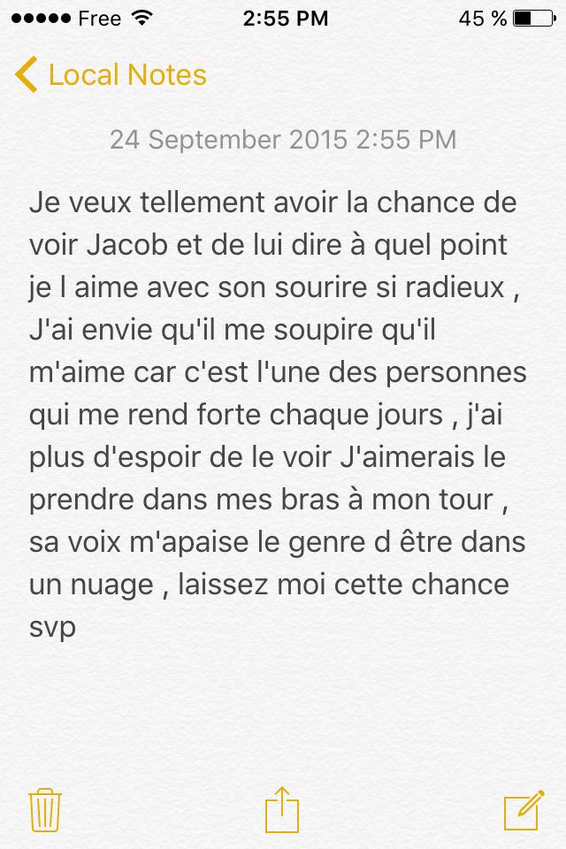 preymendes's tweet photo. J'espère faire gagner ma sœur, elle sera tellement heureuse !   #FAN2JacobWhitesides http://t.co/fGBpWeVu1c