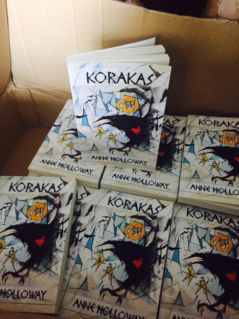 #TheCrowHasLanded #AnneHolloway #NewBook #Korakas