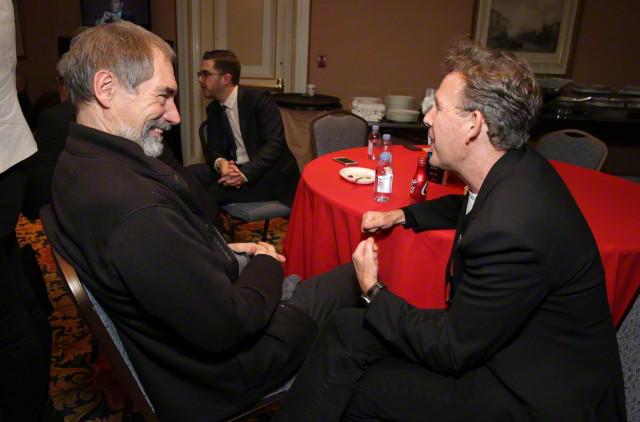 Happy birthday John Logan! [Tim and John at the TCA panel, Jan 2015]  