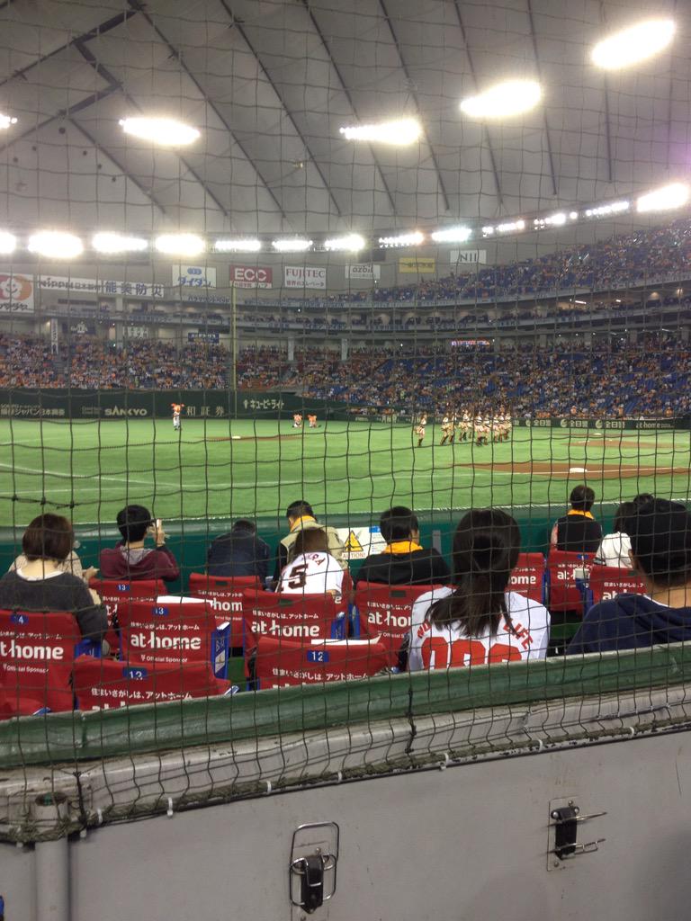 andes830's tweet photo. 巨人対広島戦 http://t.co/rHu2GIIDEC