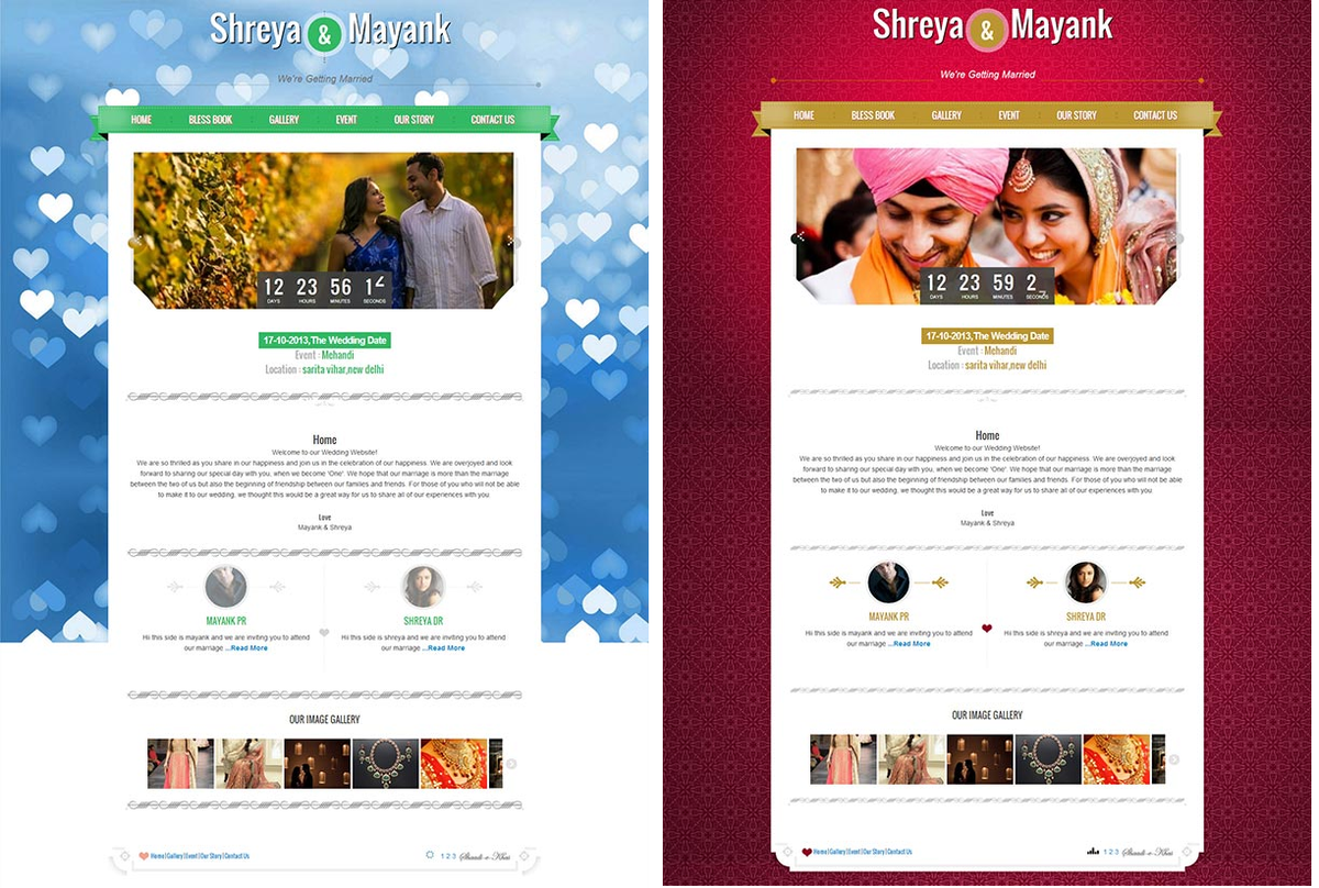 ShaadieKhascom's tweet photo. Choose your favorite #WeddingWebsiteTemplate from thousands of designs @ http://t.co/W0DUcl0Byw
#QuickWeddingWebsite http://t.co/E4q3rnBSV5
