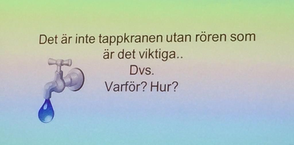 fredhigh's tweet image. Digitala prylen är onödig om man inte vet hur man kan använda den #molnet15 #KungsbackaDelar @JesperEdlind