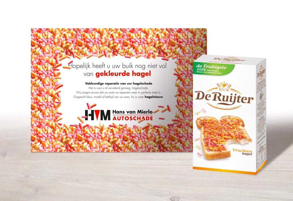 Hopelijk heeft u uw buik nog niet vol van gekleurde hagel! Voor hagelschade bent u bij ons aan het juiste adres.