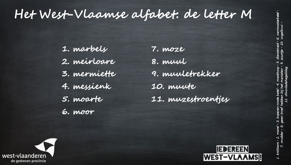 provinciewvl's tweet photo. De letter M van 'ip/met de muul goan'. Wie weet iets van #manielen &amp; kan dit verduidelijken? #iedereenwestvlaams http://t.co/jaH2qLG2hf