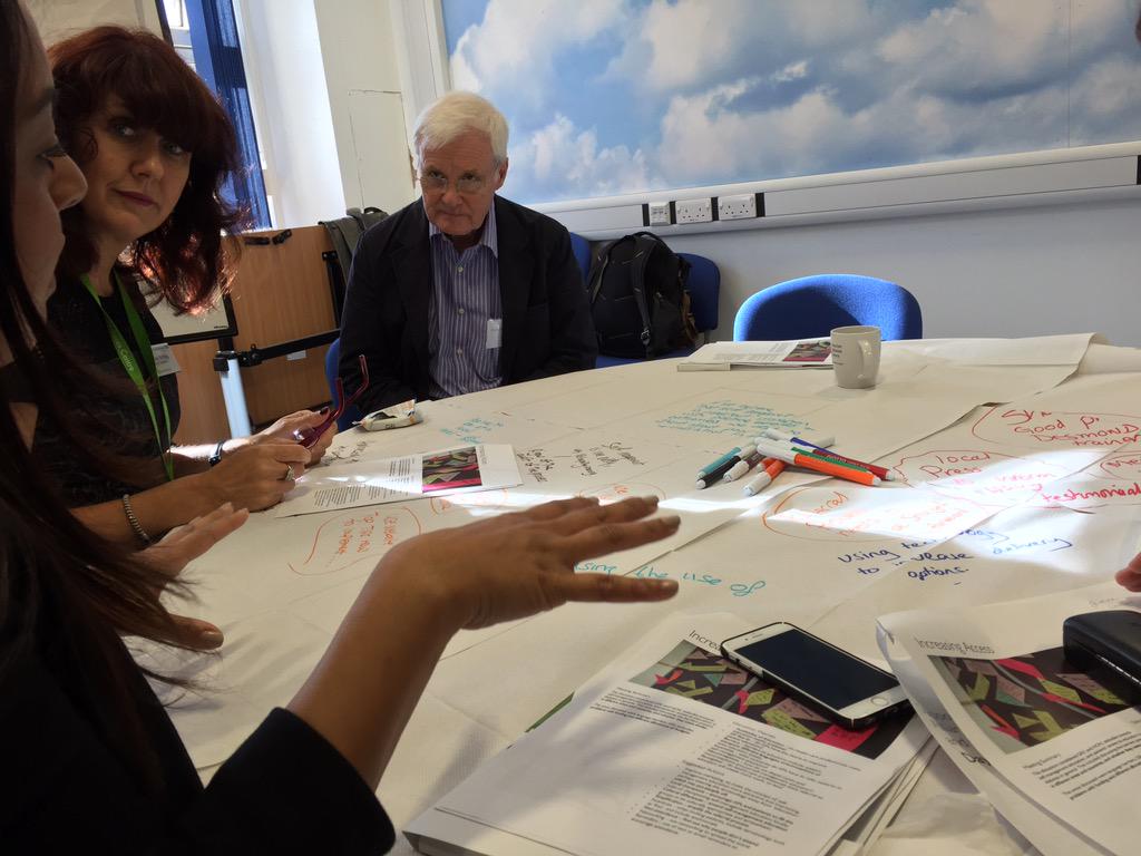 LDC_tweets's tweet photo. We're all deep in discussion at the #LDCsummit talking about what a Self-Management Alliance would look like http://t.co/X1HOcohxxW