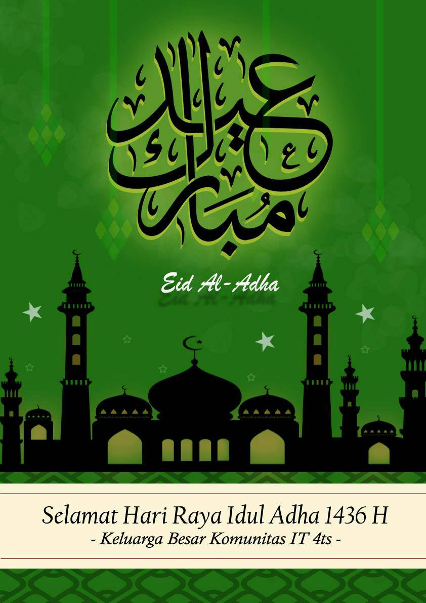 Komit4tangsel's tweet photo. Kami dari KOMIT mengucapkan, Selamat Hari Raya Idul Adha 1436 H. Semoga pengorbanan dan amal kita diterima Allah SWT. http://t.co/M7YhiF3MGn