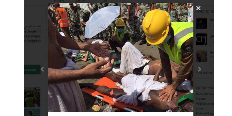 Kronologi dan video insiden Mina: Ratusan haji meninggal dunia simomot.com/2015/09/24/kro…