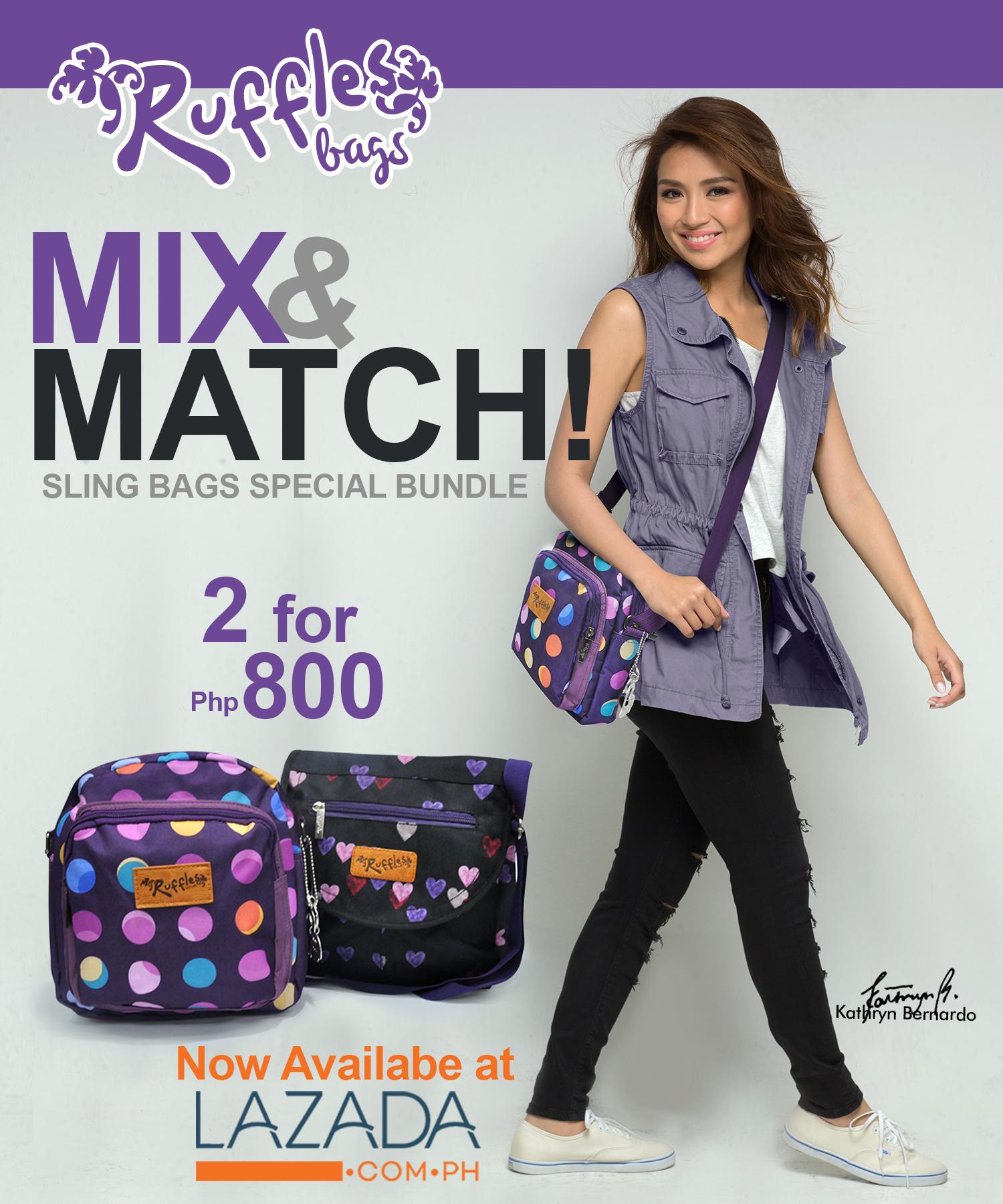 Ruffles bag lazada hotsell