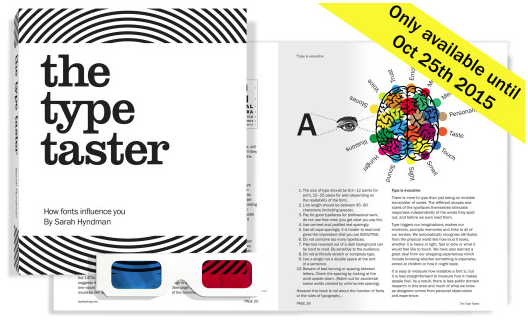 TypeTasting's tweet photo. UK design students: buy a discounted copy of #TheTypeTaster &amp; free postage http://t.co/NFYbmL8acX #learn #typography http://t.co/ZUIOtWGdRj