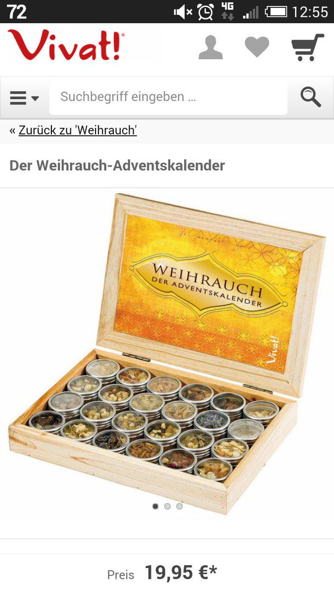 KatHamel's tweet photo. In 3 Monaten ist Weihnachten. Zeit, sich um einen Adventskalender zu kümmern. Mein Tipp für alle Weihrauch-Liebhaber: http://t.co/Q21TcVNAqm
