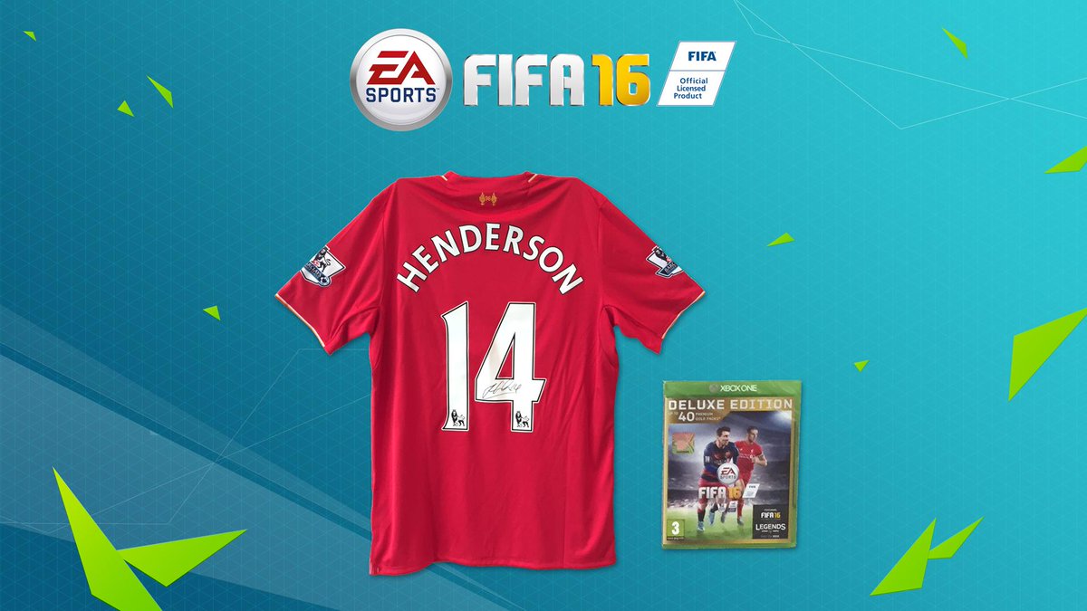EASPORTSFC's tweet image. Happy #FIFA16THURSDAY! RT to win #FIFA16 and a signed @JHenderson @LFC shirt. T&amp;amp;C's apply.