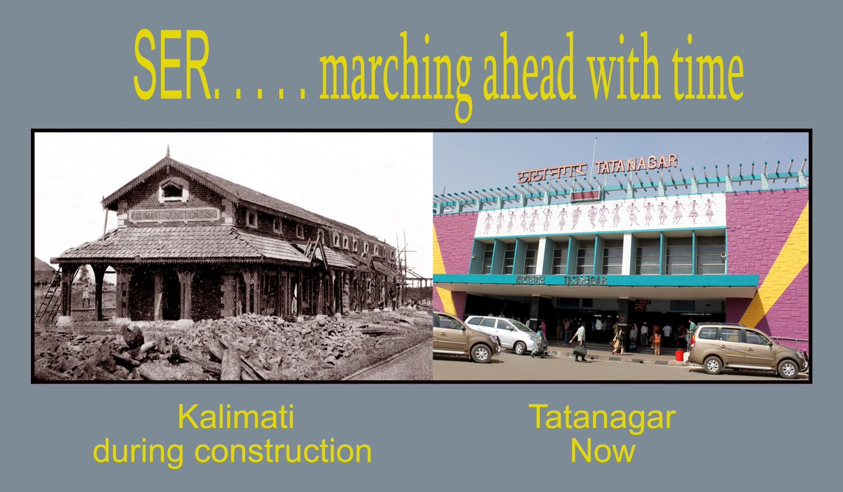KALIMATI STATION of South Eastern Railway, built in 1910, later renamed and rejuvenated as TATANAGAR.