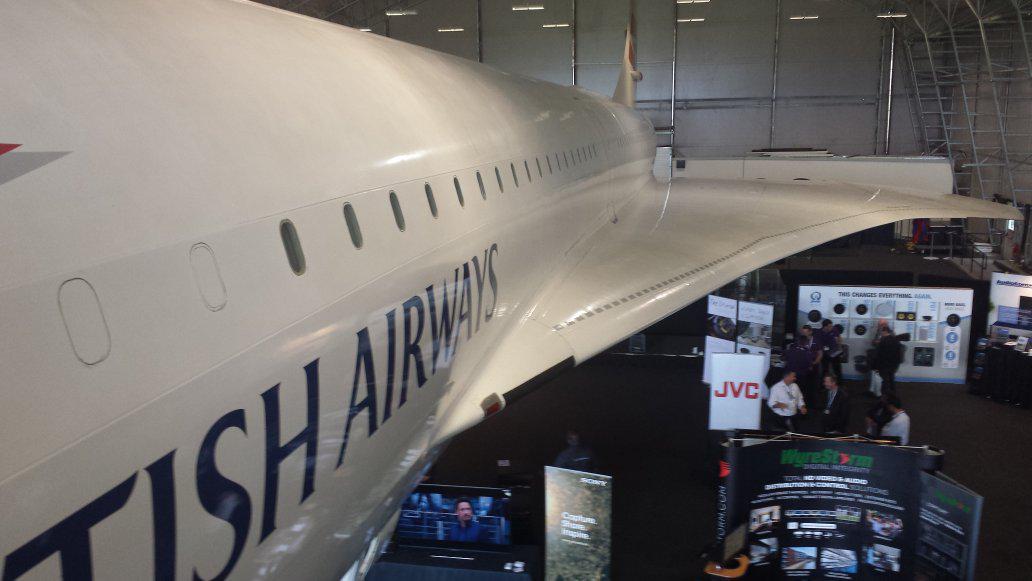 AvantGardeAV's tweet photo. At the @Invision_UK Manchester Showcase today #concorde @AvantGardeAV http://t.co/hSQjRbHajx