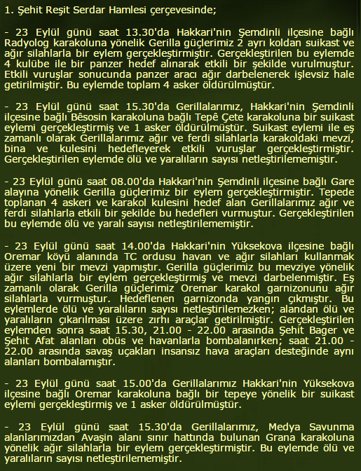 soresakurd's tweet photo. Şehit Reşit Serdar Hamlesi Kapsamında Gerilla Eylemsellikleri http://t.co/Cauw7fxBgK