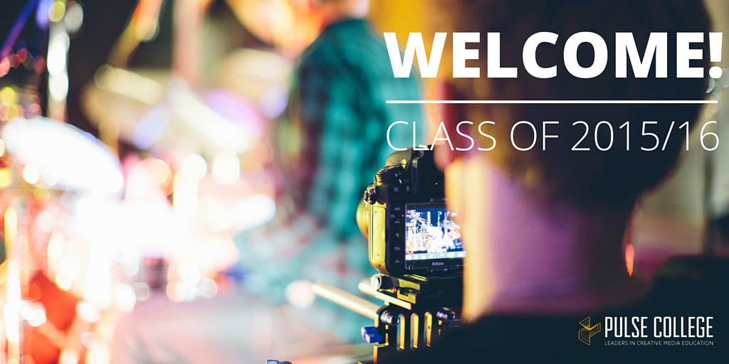 Pulsec's tweet photo. A big #PULSECOLLEGE WELCOME to the Film, Music, Audio Tech, Games, Animation &amp; Film Scoring Classes of 2015/16!!! http://t.co/HoGqnUnYoC