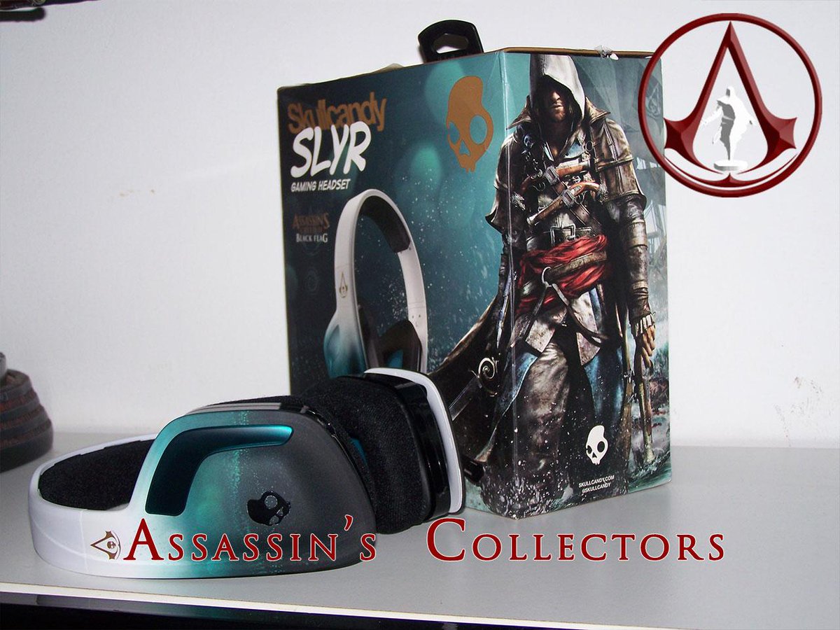 ACFrancie's tweet photo. #SkullCandy #Slyr #ACIVBF reçu aujourd'hui @Jeff_Oz_Play @As_Creed_ru @AssassinsFR @skullcandy @assassinscreed http://t.co/2oTihOva4S