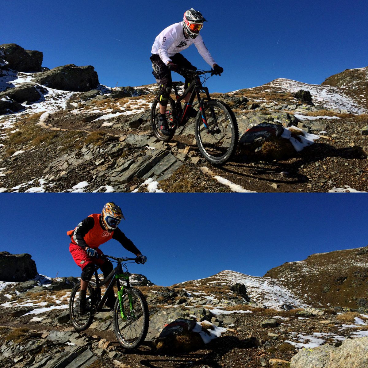 Robert and Flonky tested our new Tyee AL and Tyee CF at Lenzerheide! Result: "Both bikes are just awesome!!!"