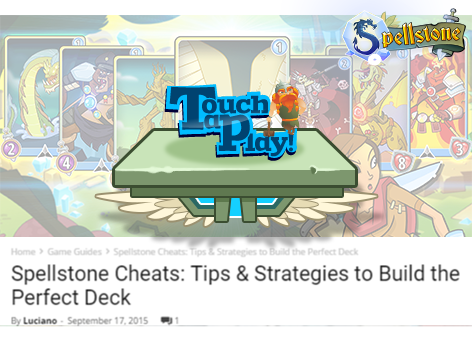 SpellstoneGame's tweet photo. Check out #TouchTapPlay's article on how to create the perfect deck! http://t.co/V2vjIsJkXG http://t.co/wHI8rm2YpG