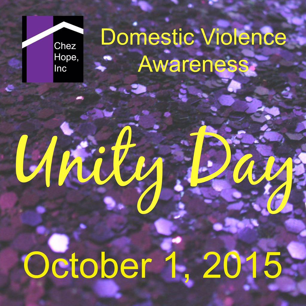 ChezHopeInc's tweet image. We are getting ready for #UnityDay15 &amp;amp; #NDVAM National #DomesticViolence Awareness Month - 1 week from today!