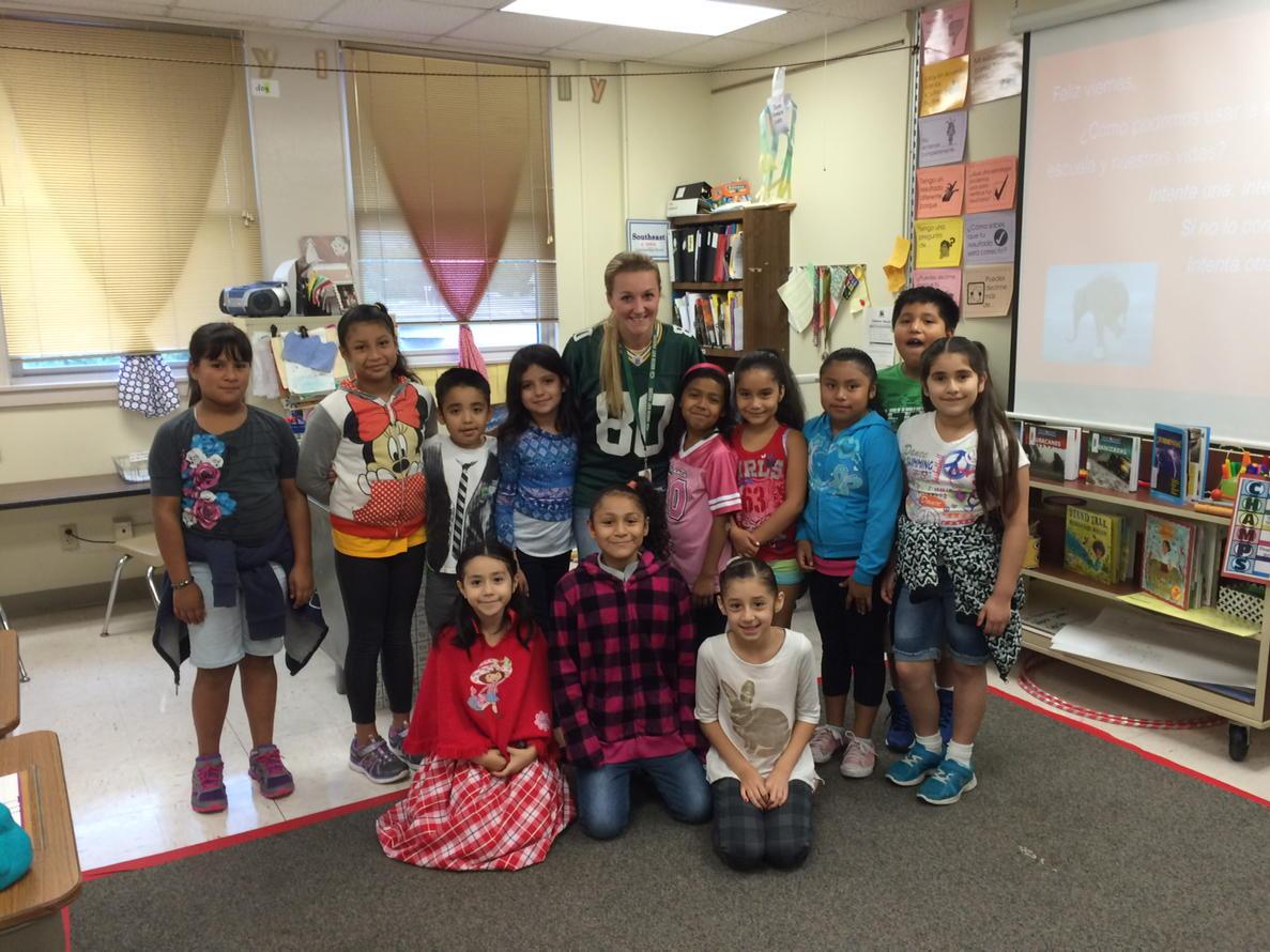 Perfect attendance for ms. Roland's class last week Friday