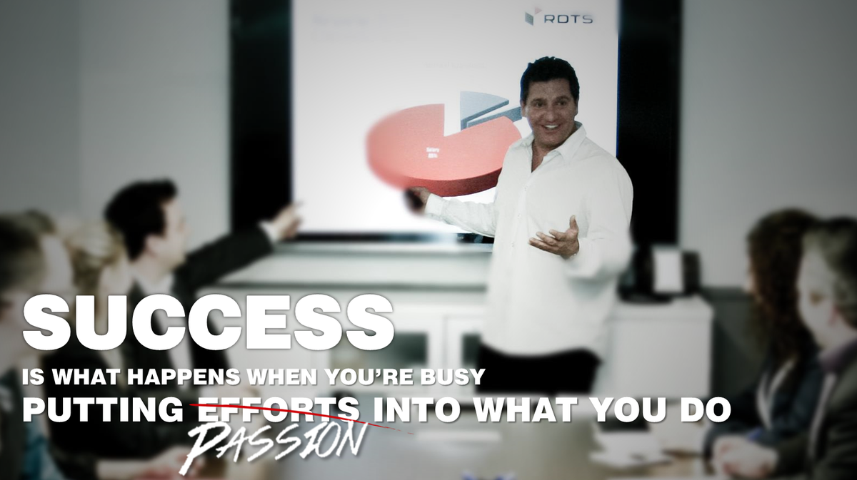 #SUCCÈS: ce qui se produit lorsqu'on est occupé à mettre (̶d̶e̶s̶ ̶e̶f̶f̶o̶r̶t̶s̶) de la #PASSION dans ce qu'on fait.