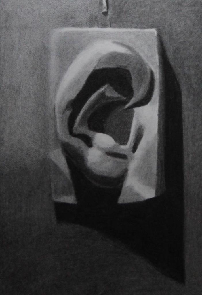 rachelarter's tweet photo. In progress cast drawing http://t.co/tVjawulRRO