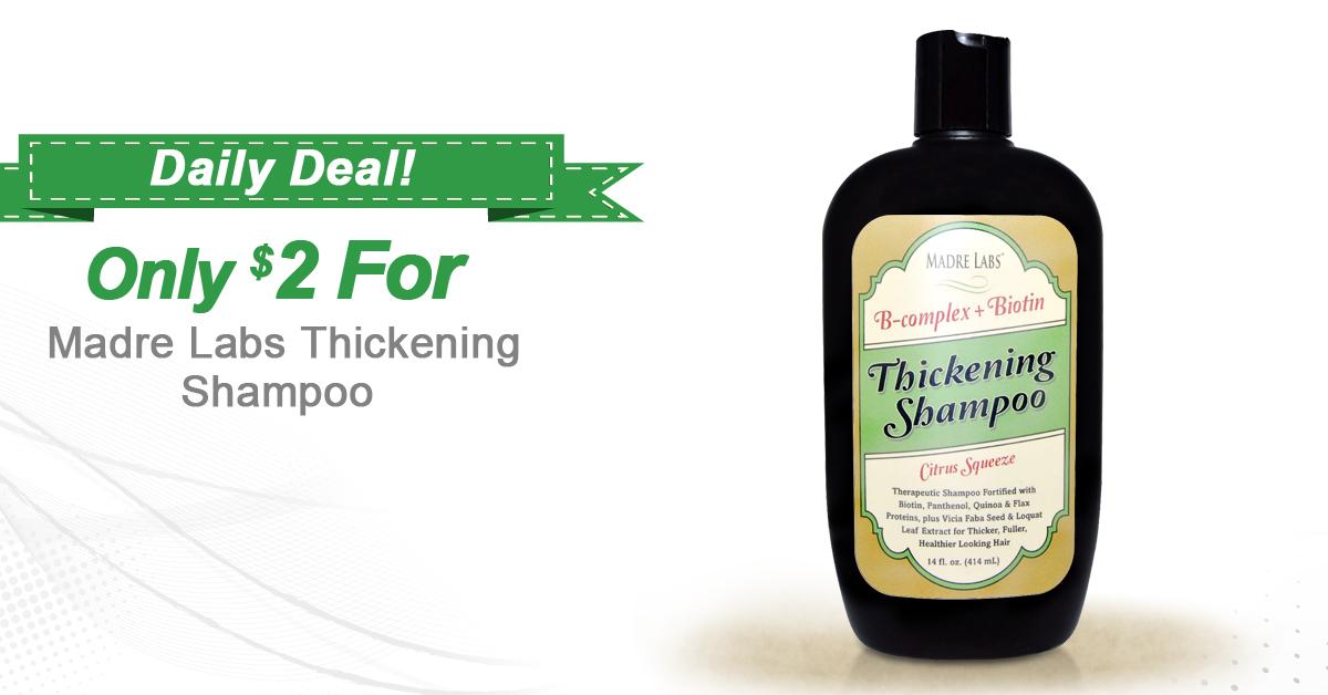 robot jurist rødme iHerb on Twitter: "Only $2.00 for Madre Labs Thickening Shampoo! Sale! Sale  ends 09/25 at 10 AM, PST http://t.co/5j7Y9M7PeO http://t.co/75Ax2kF51A" /  Twitter