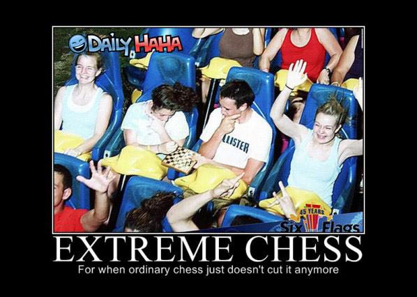 McGillChessClub's tweet photo. No fucks given #sixflags #rollercoaster #photooftheday #chess #extremechess http://t.co/FV1gGx6EoT