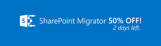 Nodefusion's tweet image. SharePoint Migrator 50% discount! Use the opportunity! &amp;gt;&amp;gt; buff.ly/1Vcjvz3  #SharePoint #SharePointApp