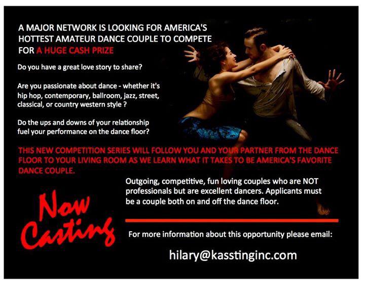 OfficialCastMe's tweet photo. #USCASTING:
#Dance #Couples who are #romantically involved! http://t.co/sh3RUCD9aq