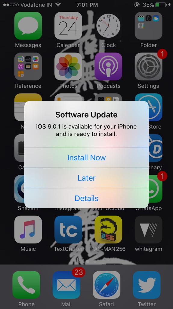 thatnayyar's tweet image. This was quick #apple 
#iOS91