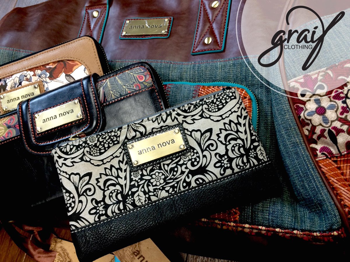 GraifClothing's tweet image. We have Anna Nova wallets, clutches and purses in stock! Stop in to check them out! #patterns #apopofcolor