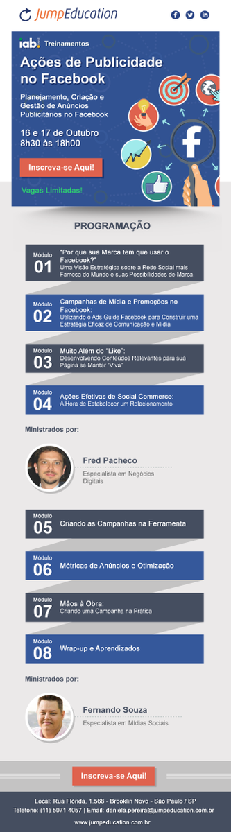JumpEducation's tweet photo. Treinamento Ações de Publicidade no Facebook
Inscreva-se já!
http://t.co/qmTEtjDP5x http://t.co/RQXAmr4BE8