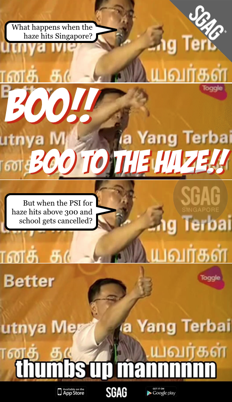 SGAG_SG's tweet photo. All the primary and secondary school students rn be like... #sghaze http://t.co/oa74eNBEDS