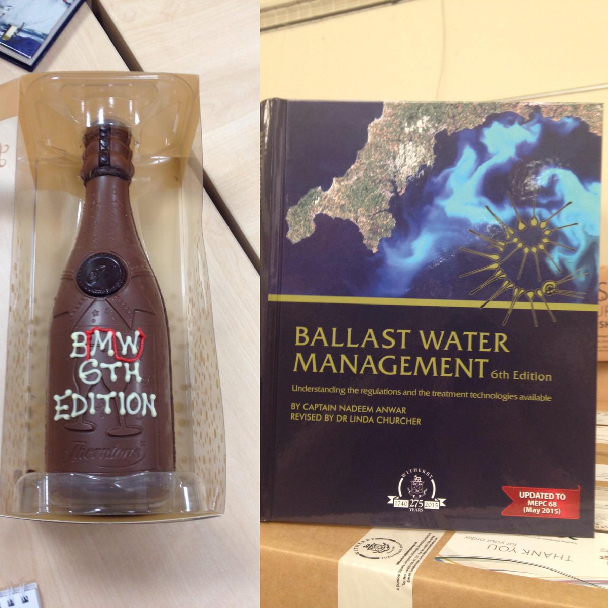 Witherbys's tweet image. Lots of laughs today at Witherbys when our editors spotted this typo! Red icing at hand to correct! #EditorsAtWork