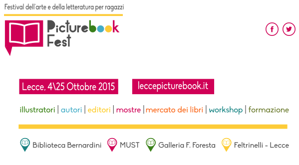 LapisEdizioni's tweet photo. È online il programma del #PicturebookFest di Lecce! Consultatelo qui http://t.co/EHV0pFnz8o @leccepicture http://t.co/6h2GOSn6mB