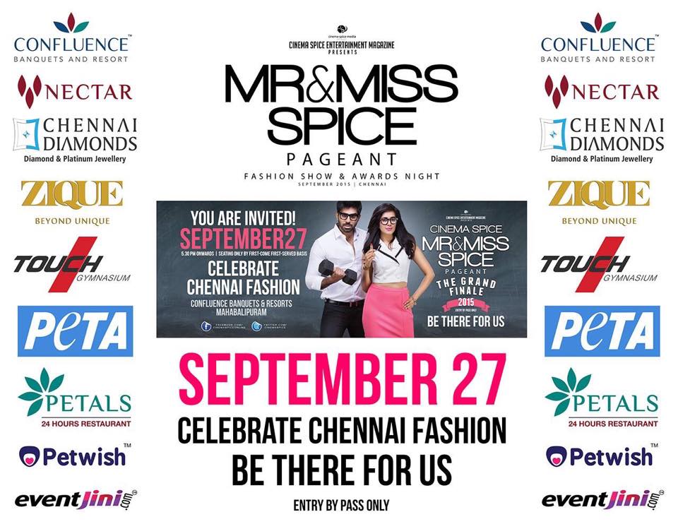 Confluence_Rest's tweet photo. Confluence with CinemaSpice  presents 'Mr&amp;Ms SpicePageantAwards'15' on Sep27@17:30 #mustattend #talent #confluencecon http://t.co/LxhldoRWdE