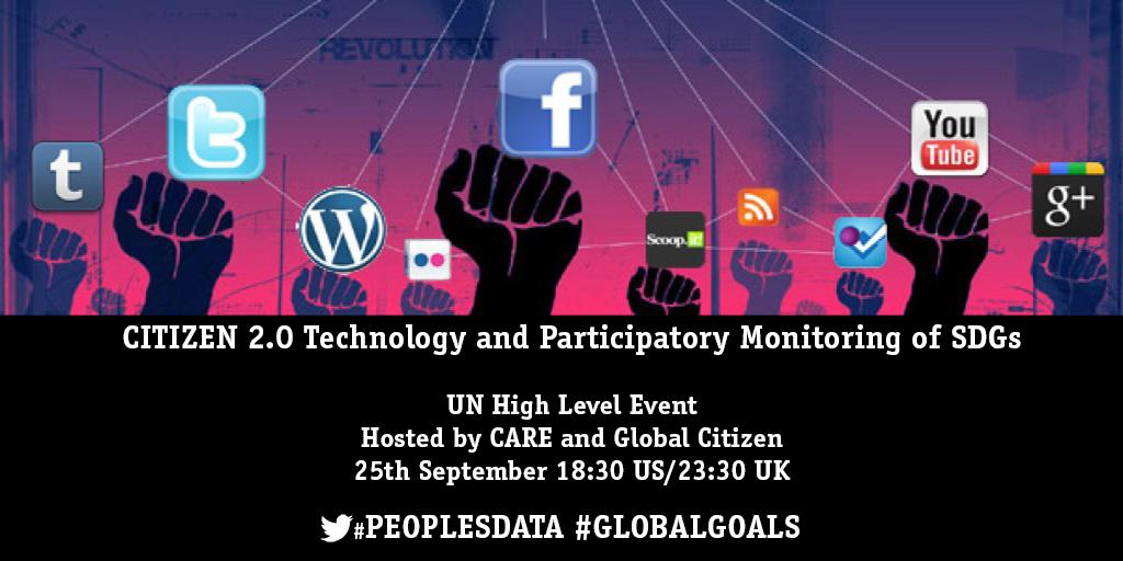 careintuk's tweet photo. Follow @lauriejlee @PA_Wilton @gaiagozzo live at our #PeoplesData event #UNGA Friday 18:30 US/ 23:30 UK #globalgoals http://t.co/Rxez00cvIm
