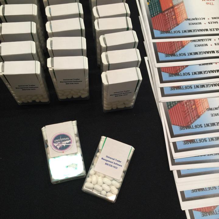 UASInc's tweet image. Need an after Coffee break mint at the #NTDA show? Table 27 has a box of TicTacs just for you! #UniversalSoftware